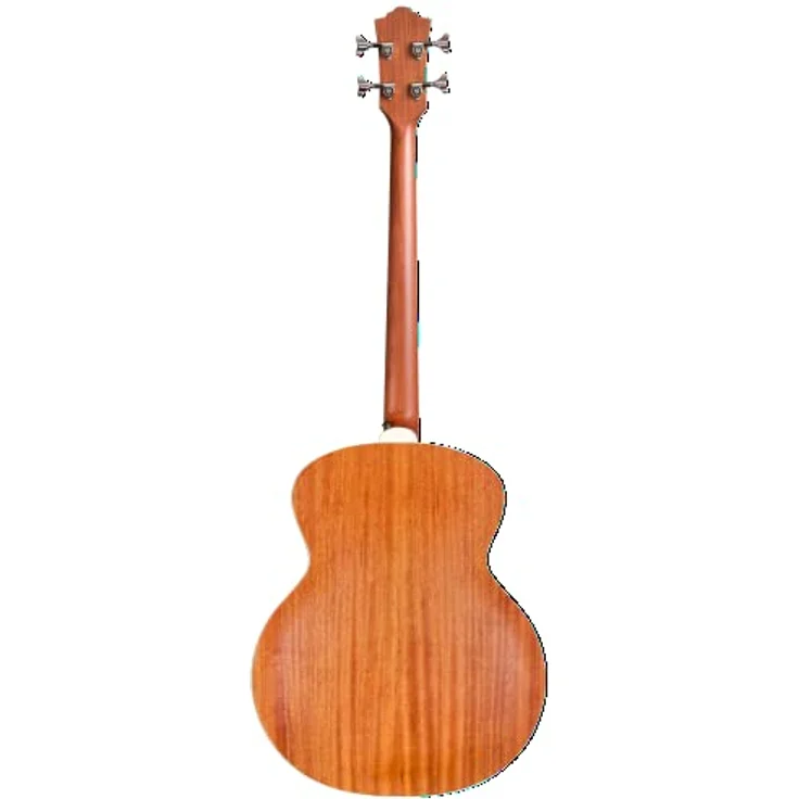Guild B-240E Acoustic Bass, 4-saitiger Jumbo Akustikbass mit massiver Sitka-Fichtendecke und Mahagoni-Korpus, natur satin Finish – Bild 3