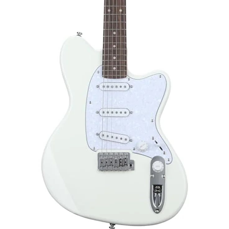 Ibanez Ichika Nito ICHI00, E-Gitarre in Weiß mit sorgfältiger Verarbeitung und ausgewählten Materialien