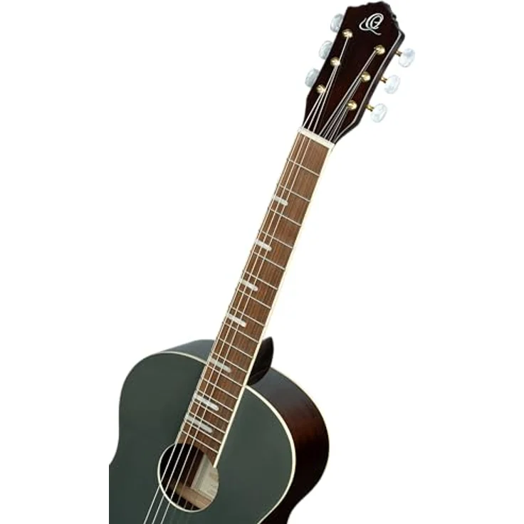 Ortega RRA-PLT Parlor Ranger Platin, Konzertgitarre mit Fichtende, Mahagoni-Boden und -Zargen, Walnuss-Griffbrett, 630 mm Mensur, Farbe: Platin, inkl. Gigbag – Bild 5