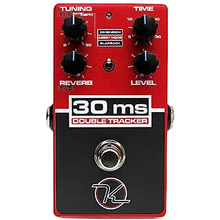 Keeley 30ms Automatic Double Tracker, Stereo-Effektpedal mit Doubling Effekten und Hall, für Gitarre, Bass und Gesang – Bild 2