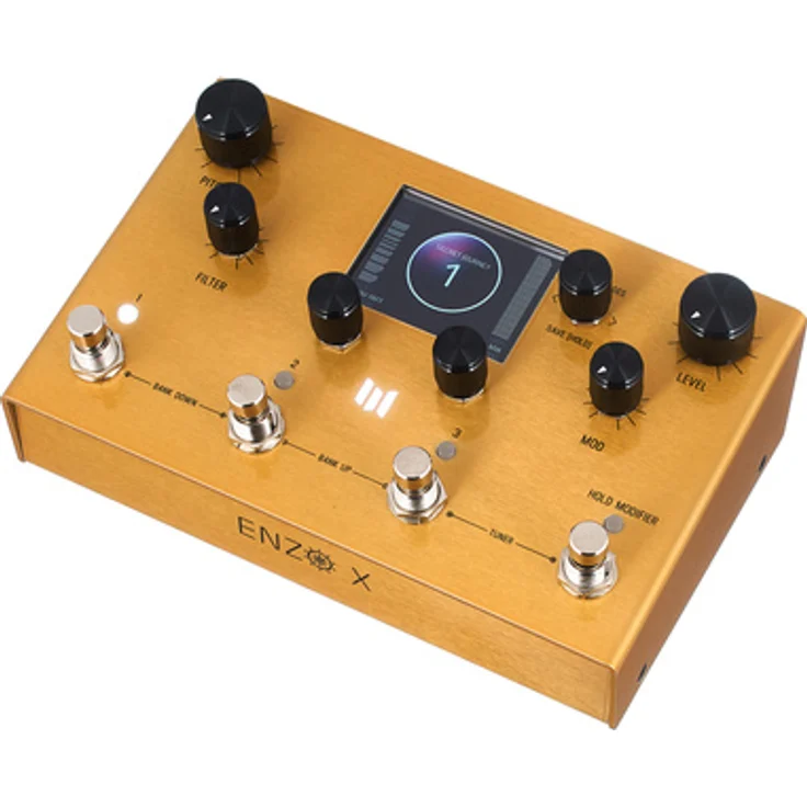 Meris Enzo X, modulares Synthesizer-Pedal mit 5 Modi, 99 Presets und MIDI-Steuerung