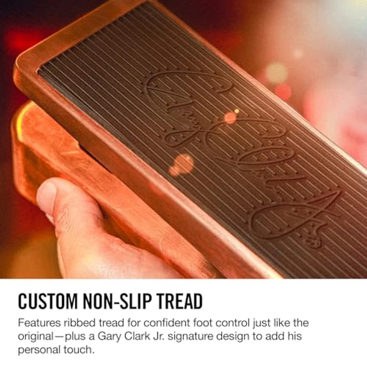 Dunlop Gary Clark Jr. Cry Baby Wah, Wah Effekt Pedal mit brushed copper Finish und engem Sweep-Bereich für warmen Blues-Sound – Bild 4
