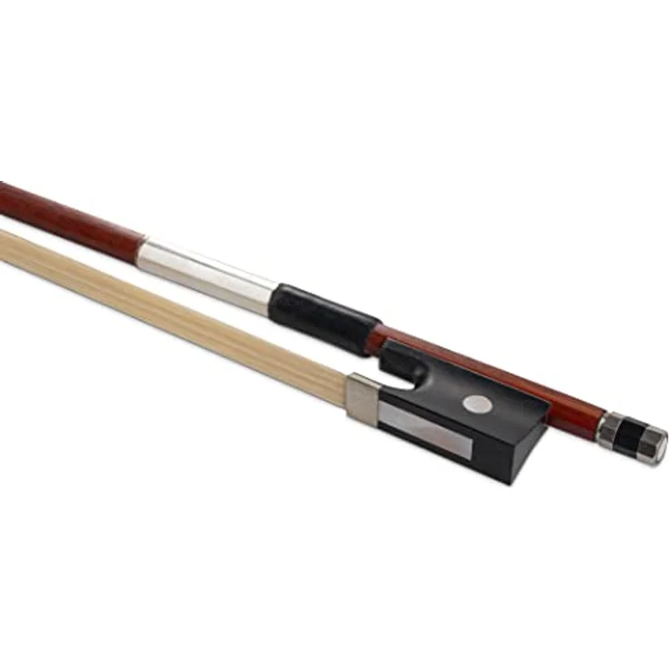 Gewa Student Violin Bow 4/4, Geigenbogen aus Massaranduba mit Ebenholzfrosch und Naturhaarbezug – Bild 2