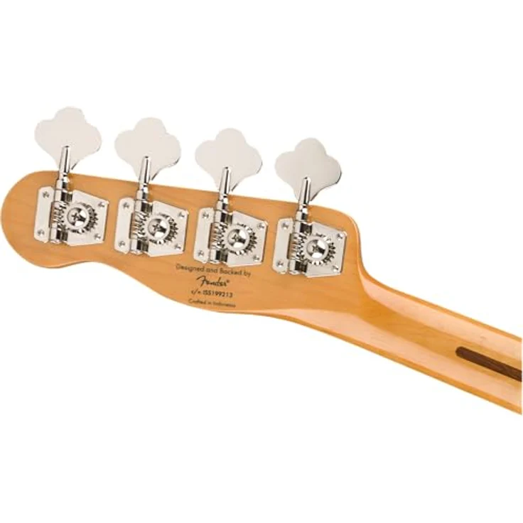 Squier Classic Vibe 50s P Bass MN WHB, Precision E-Bass mit Ahornhals und Alnico Single-Coil Tonabnehmer, White Blonde – Bild 7
