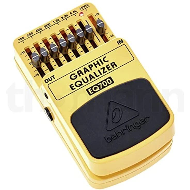 Behringer EQ700, grafischer 7-Band Equalizer Fußpedal zur Klangverfeinerung und Feedback-Eliminierung – Bild 3