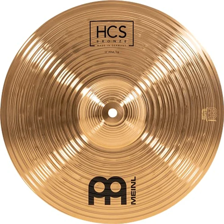 Meinl 13" HCS Bronze Hi-Hat, B8 Bronze, Traditional Finish, heller und klarer Klang, ausgewogenes Sustain, made in Germany – Bild 11