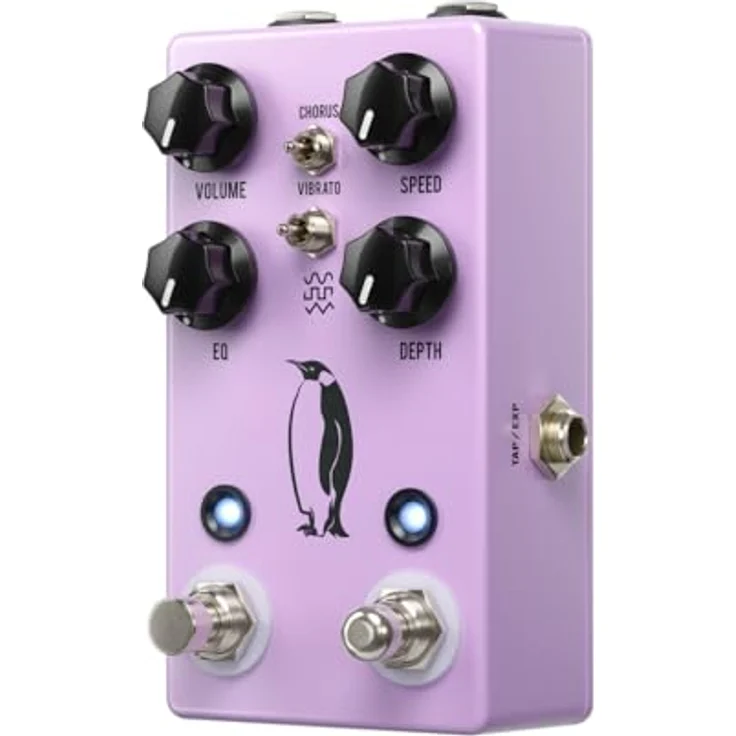 JHS Pedals Emperor V2, Chorus/Vibrato Effektpedal mit Tap Tempo und analogen Reglern für Volume, Tone, Speed und Depth – Bild 2