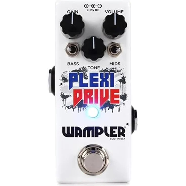 Wampler Plexi-Drive Mini, Overdrive-Pedal für E-Gitarre mit Mid-Boost und Bass-Boost-Schaltern, Made in USA – Bild 5