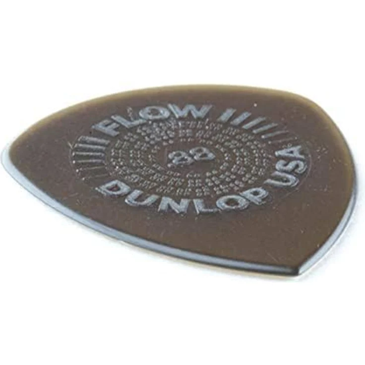 Dunlop Flow Standard Picks 0.88 mm, Plektren Refill Pack mit pointierter Spitze, olivgrün, 24 Stück, Made in U.S.A. – Bild 3
