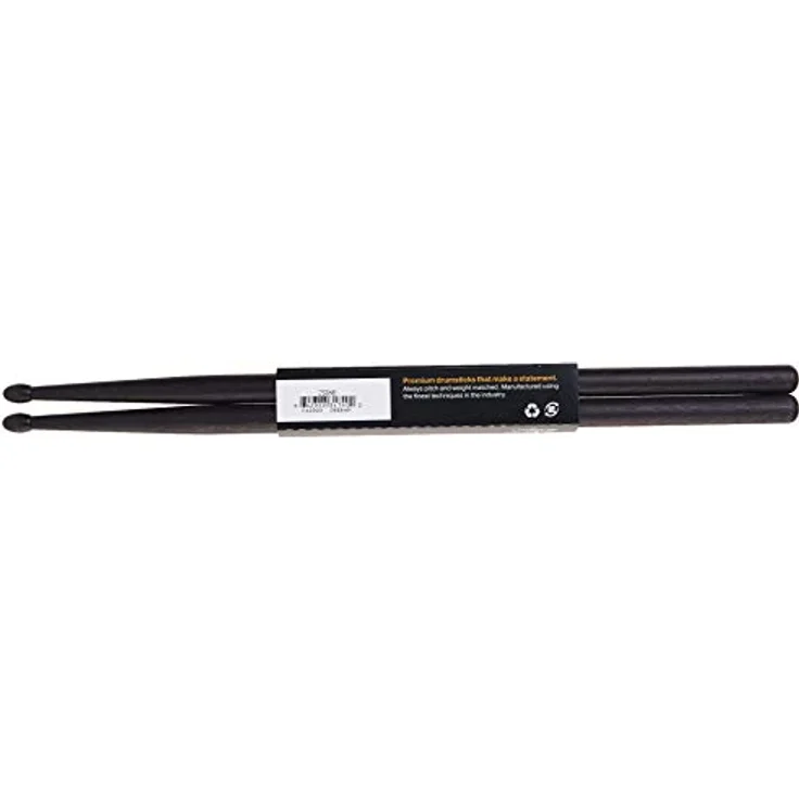 Zildjian Z5BNB Hickory Drumsticks, Nylonspitze, 16" Länge, 0.600" Durchmesser, schwarz – Bild 4