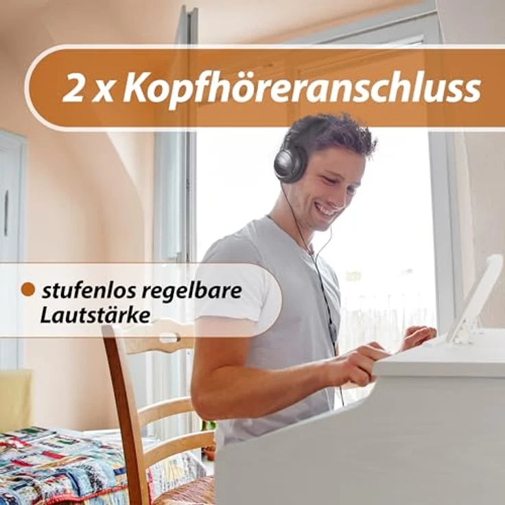 Classic Cantabile DP-50 E-Piano, Digital Piano 88 Tasten mit Hammermechanik, 14 Voices, USB-Anschluss, 3 Pedale, weiß matt – Bild 3
