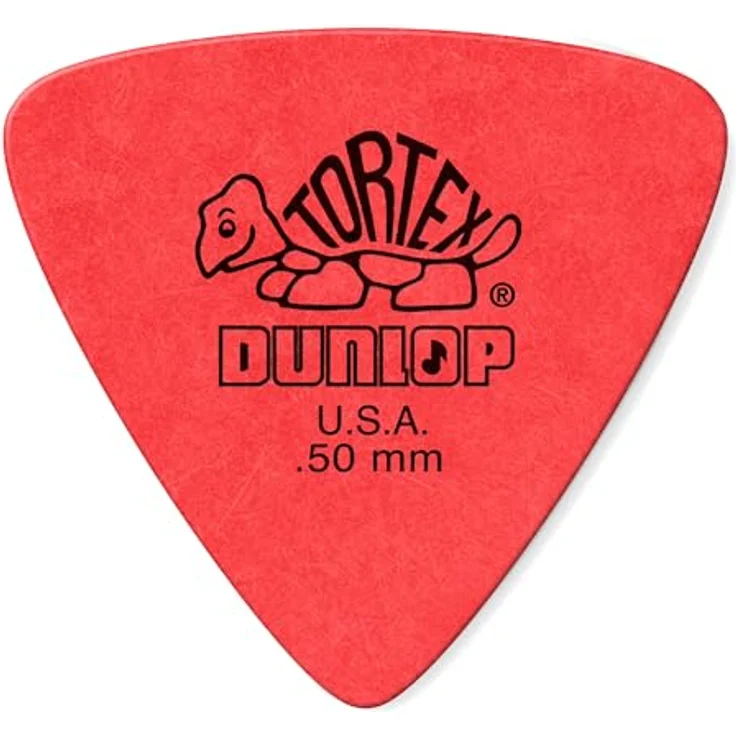 Dunlop Tortex Triangle Pick .50 mm, Plektrum Pack mit 72 Stück, strapazierfähig und flexibel – Bild 1
