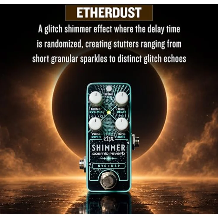 Electro Harmonix Pico Shimmer Reverb, kompaktes Effektpedal mit 3 Szenen und Infinite Reverb-Modus – Bild 6