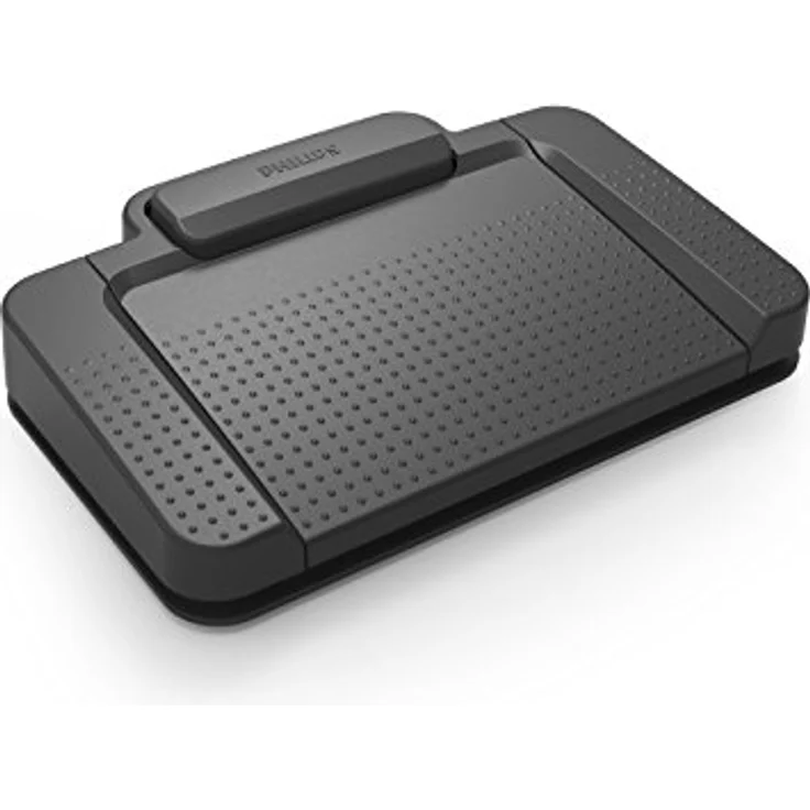 Philips ACC2310 USB-Fußschalter, 3 Pedal-Design für Rücklauf, Vorlauf und Wiedergabe, Plug und Play, ergonomisches Design, anthrazit – Bild 5