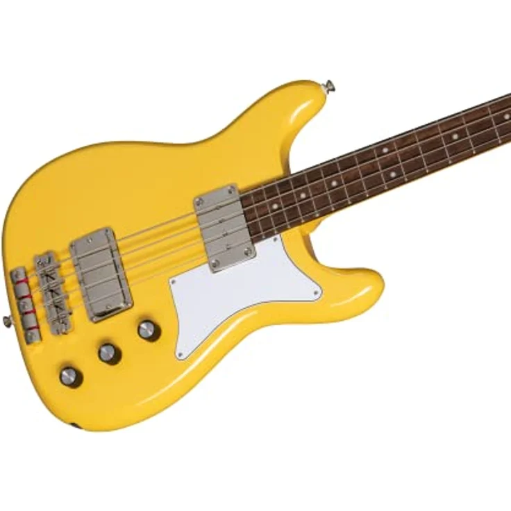 Epiphone Newport Bass, E-Bass mit Mahagoni-Korpus, Indian Laurel Griffbrett, 20 Bünde, Sunset Yellow – Bild 2