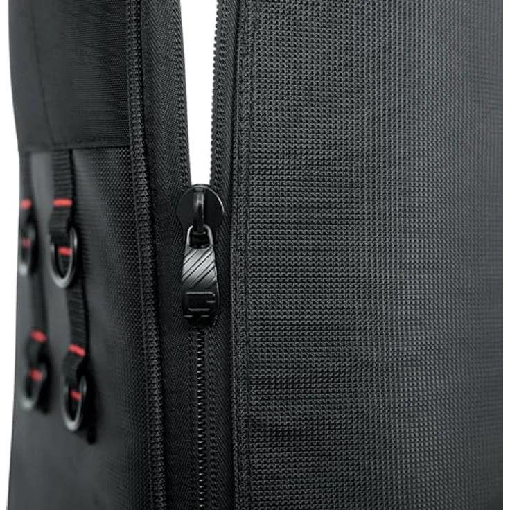 Gator G-PG E-Guitar Double Bag, professionelles Gigbag für 2 E-Gitarren mit Micro-Fleece Innenfutter und Regenschutz, schwarz – Bild 8