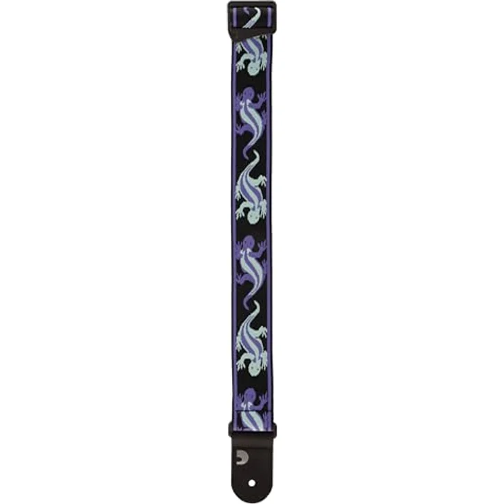Daddario 50PW02 Vintage PW Lizard Teal, Gitarrengurt aus Polyester, verstellbar von 89 cm - 151 cm, Türkis/Lila – Bild 3