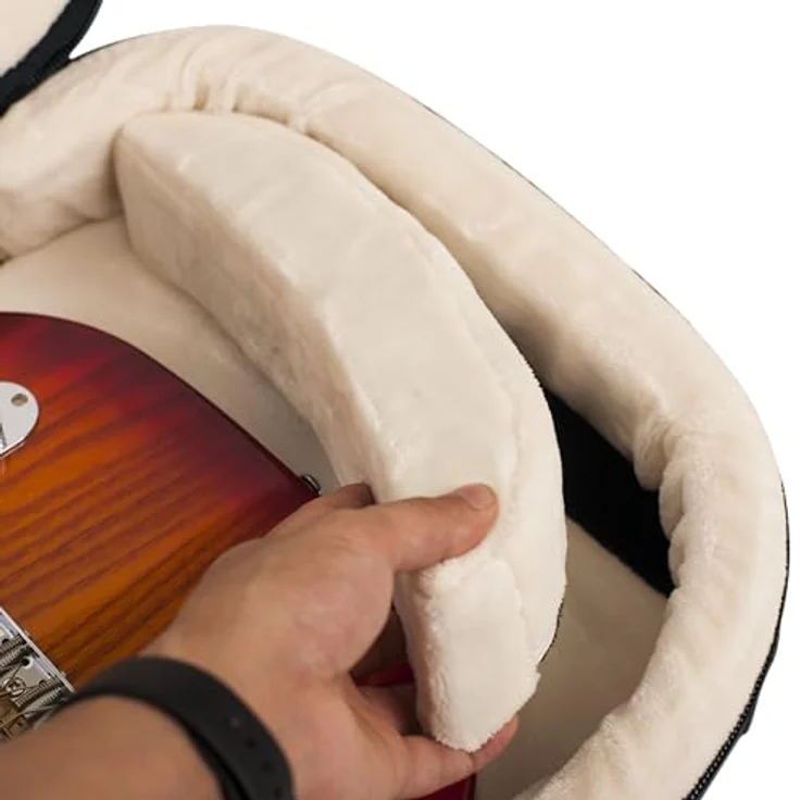 Gator G-PG E-Guitar Bag, ProGo Ultimate Gigbag mit Micro-Fleece Innenpolsterung und abnehmbarem Rucksacktrageriemen, schwarz – Bild 14