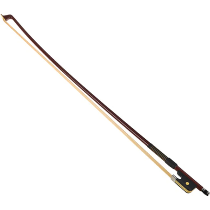 P&H Viola Bow Fiberglas 12"-13" BR, Schüler- und Schulbogen mit Rosshaarbezug, braun