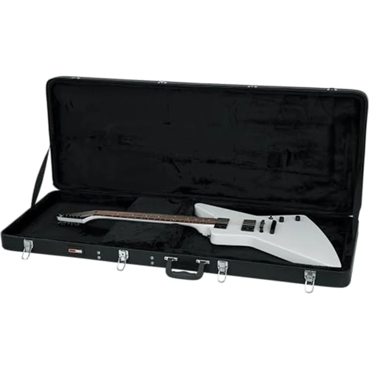 Gator GWE-Extreme, Gitarrenkoffer für radikal geformte E-Gitarren, abschließbar, Schwarz – Bild 13
