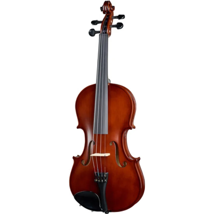 Hidersine Uno Violin Set 4/4, Laminierte Fichtendecke, Ebenholzgriffbrett, inkl. Bogen und Etui
