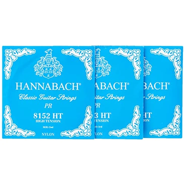 Hannabach Seire 815 High Tension Silver Special, Klassikgitarrensaiten für optimale Spielbarkeit und Klang, Made in Germany – Bild 1