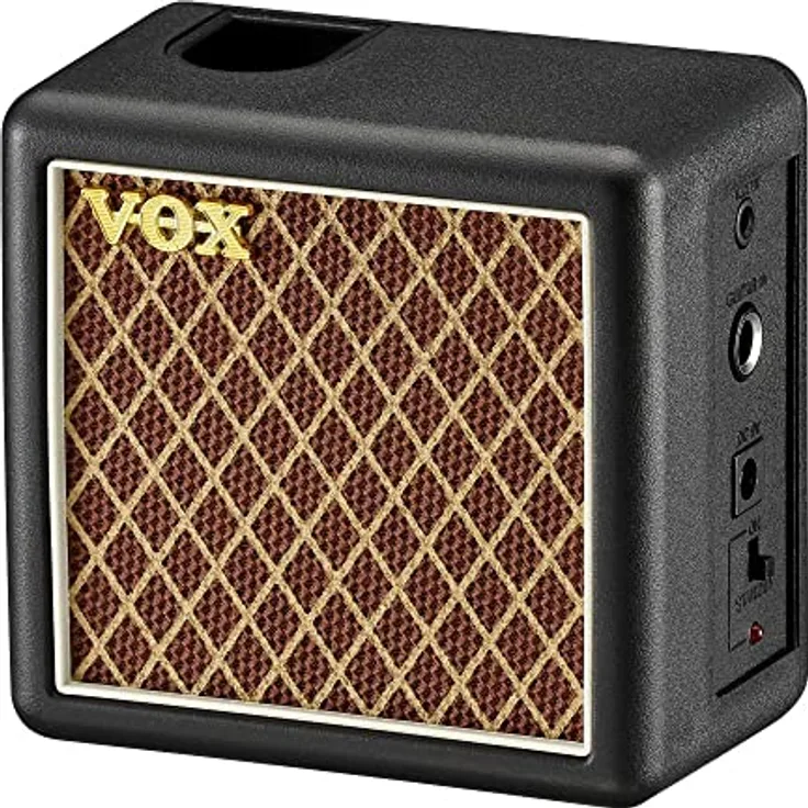 Vox Amplug 2 Cabinet, Mini E-Gitarrenbox mit 2 Watt Leistung und 3" Lautsprecher, Maße 100x60x100mm, Gewicht 200g