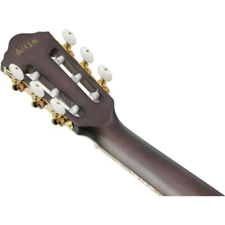 Ibanez Signature Tim Henson TOD10N, Konzertgitarre mit massivem Sitka Fichten-Top, Fishman Sonicore Tonabnehmer, Transparent Black Flat – Bild 6
