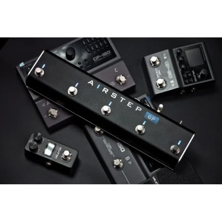 Xsonic Airstep GP Edition Footswitch, kabelloser Fußcontroller für Valeton und Sonicake, mit 100 Presets und 30 m Reichweite – Bild 2