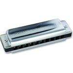 C.A. Seydel Söhne 1847 Noble Low C, Mundharmonika mit Edelstahl-Stimmzungen und korrosionsfreier Konstruktion, schwarz eloxiertes Aluminium