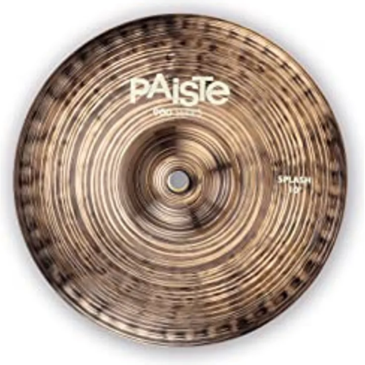Paiste 10" 900 Series Splash, B8 Bronze Becken mit kurzem Sustain und dunklem Finish