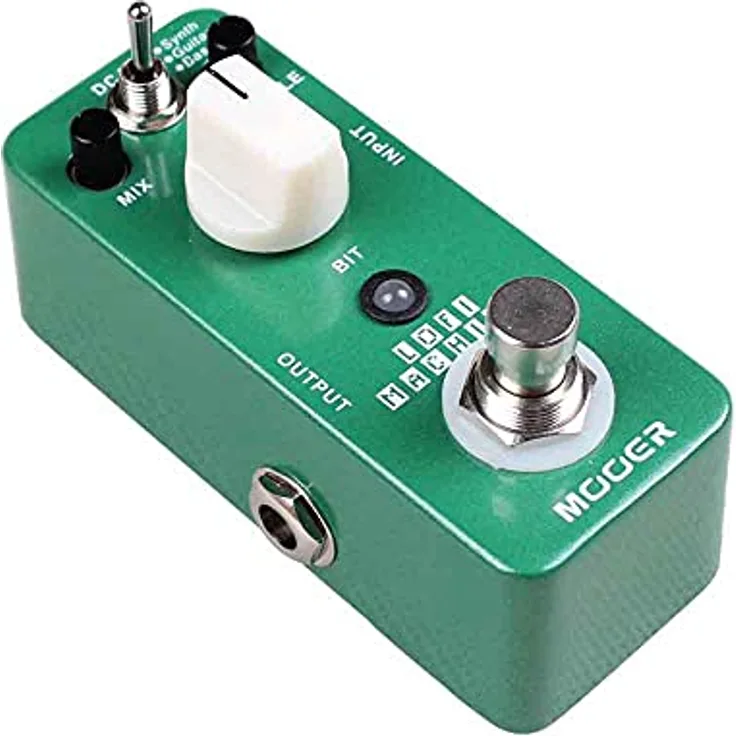 Mooer Lofi Machine, Samplerate Reducer Effektpedal mit 3 Modi für Gitarre, Bass und Synths, Metallgehäuse, Echter Bypass