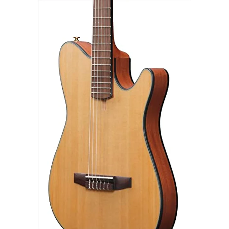 Ibanez FRH10N-NTF, Konzertgitarre mit massiver Sitka-Fichtendecke, Sapele-Korpus, Cutaway, Natural Flat – Bild 4