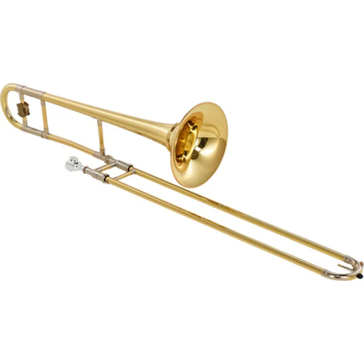 Yamaha YSL-891ZD Jazz-Posaune mit reversed type Hauptstimmzug, 12,90 mm Bohrung, abnehmbarer Gelbmessing-Schallbecher, Goldlack, inkl. SL-45C2S Mundstück