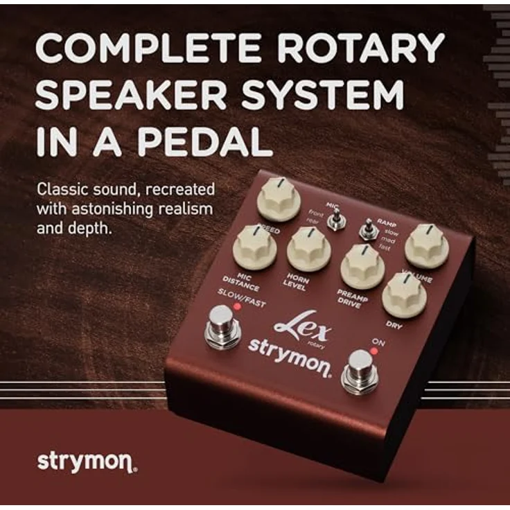 Strymon Lex V2, Rotary Speaker Effektpedal mit MIDI-Integration und 300 Presets, Made in USA – Bild 2