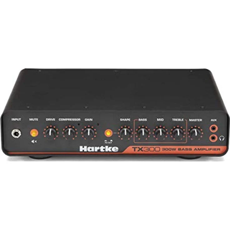 Hartke TX300, Bass Topteil mit 300 Watt, 3-Band EQ, Drive/Gain/Compressor Regler, Aux In, Kopfhörer Ausgang – Bild 2