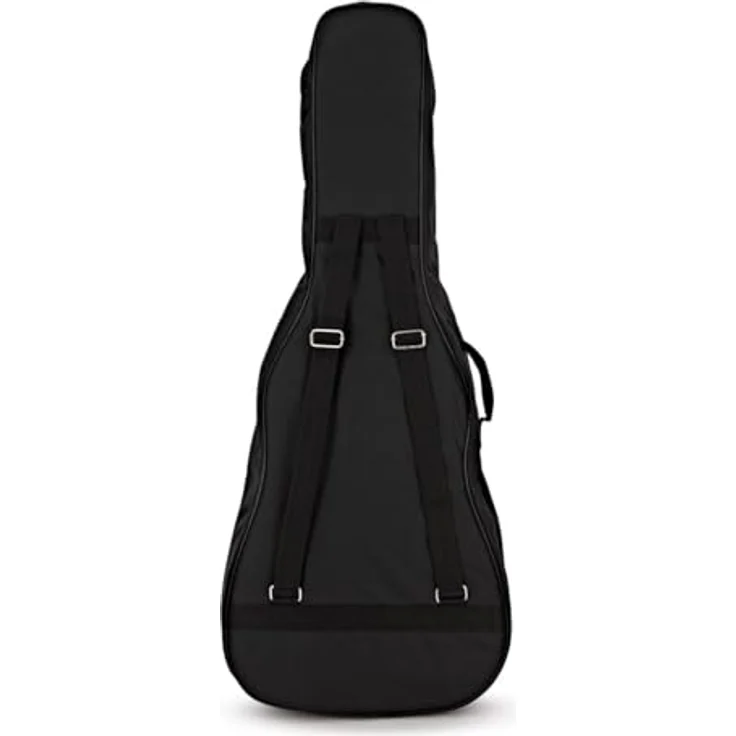 Gear4Music Gepolsterte Gitarrentasche für 3/4-Konzert-/Akustikgitarren, leichtes Design mit verstellbarem Gurt und Fronttasche für Zubehör – Bild 4