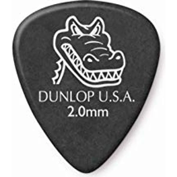 Dunlop Gator Grip Plektren Set, 72 Stück, schwarz, 2.00 mm – Bild 1