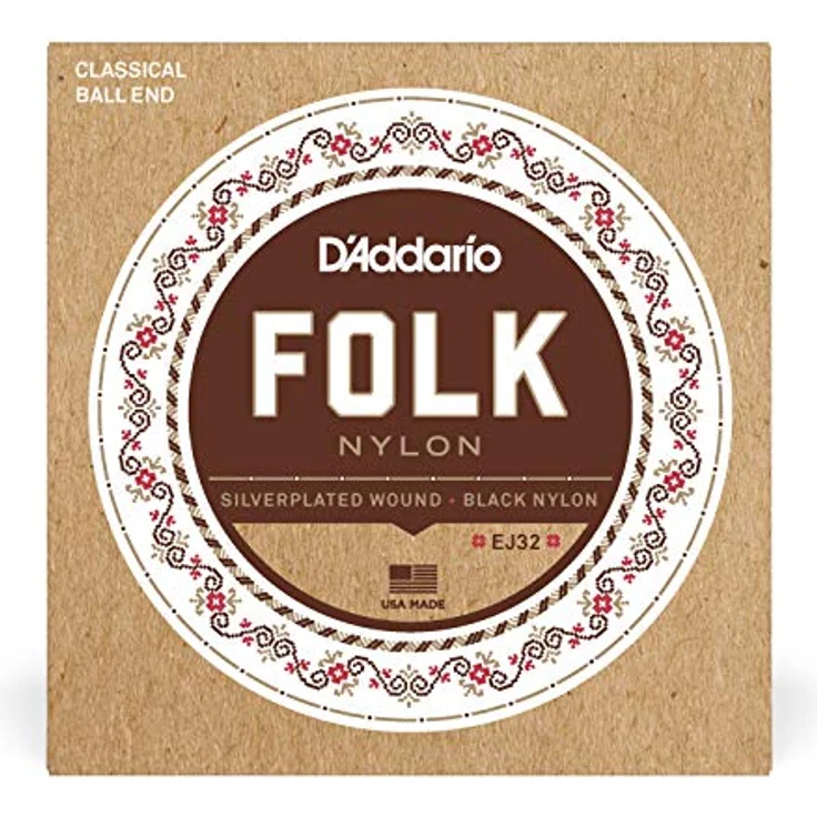 D'Addario EJ32, Konzertgitarre Saiten Satz mit Ballend, Nylon-Saiten 028'-045' für Akustik- und Folk-Gitarren – Bild 2