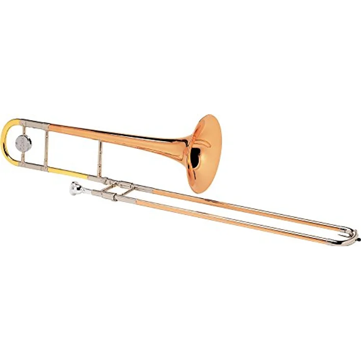 C.G.Conn 8H Bb Tenorposaune, handgehämmertes Goldmessing, 13,89 mm Bohrung, Klarlack, inkl. Koffer und Mundstück – Bild 2