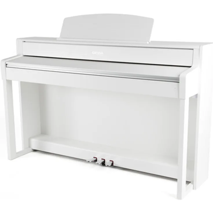 Gewa UP 395 White, Digitalpiano mit 88 gewichteten Tasten, 30 Sounds, Bluetooth Audio & Midi, weiß matt