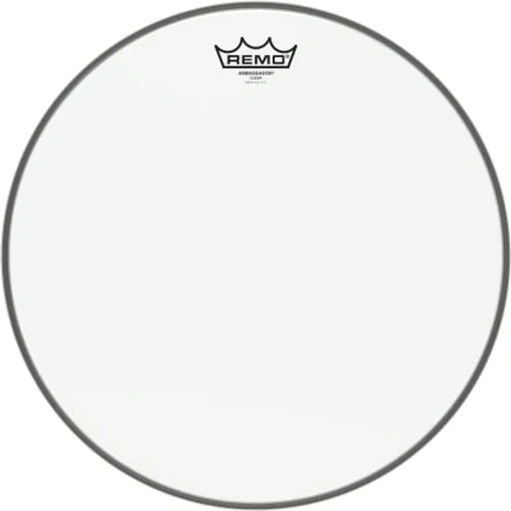 Remo Schlagzeugfell Ambassador Transparent 15", einlagiger 10-mil Mylar Film, offener resonanter Ton mit viel Attack – Bild 2
