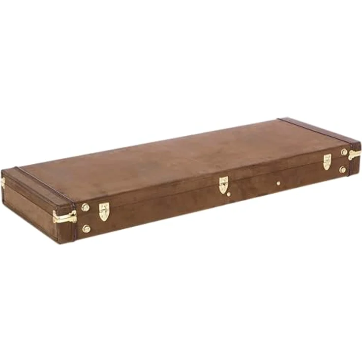 Gator Deluxe Case E-Guitar Vintage, Gitarrenkoffer aus Sperrholz, Distressed leather-like finish in Vintage Braun, Maße 109,7cm x 40,4cm x 11,4cm, Gewicht 5,4 kg – Bild 2