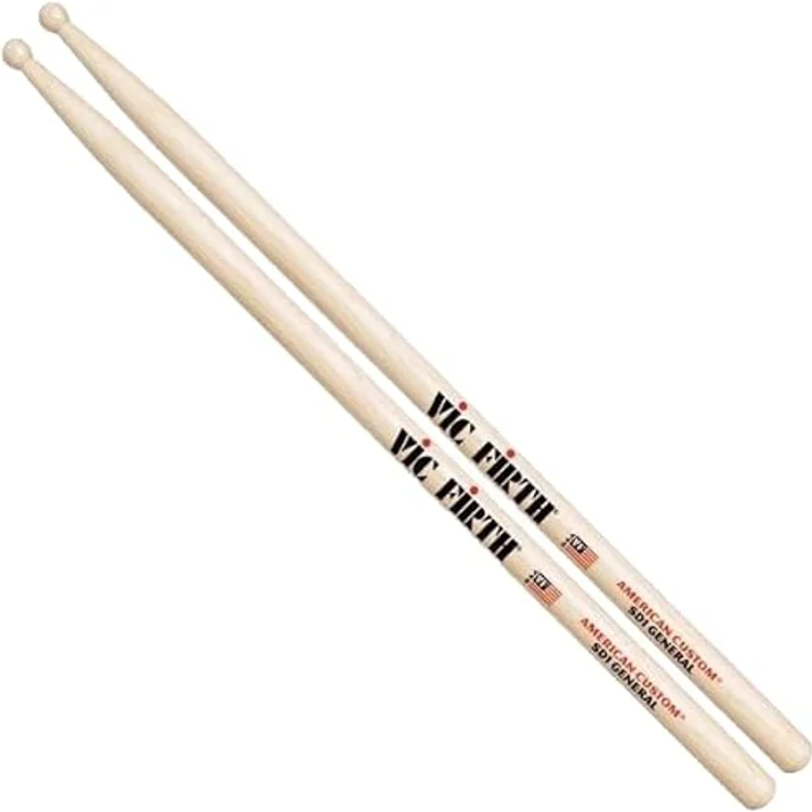 Vic Firth SD1 General, Drumsticks aus Ahornholz mit rundem Holzkopf, 416mm Länge, 16,1mm Durchmesser – Bild 3