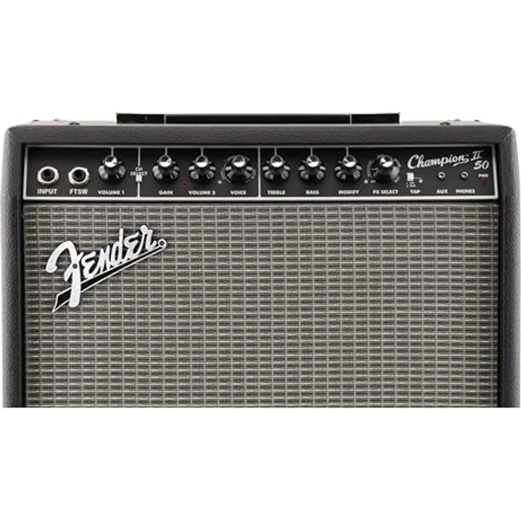 Fender Champion II 50, Transistor Combo Verstärker für E-Gitarre, ausgewogene Verarbeitung und Materialien – Bild 4