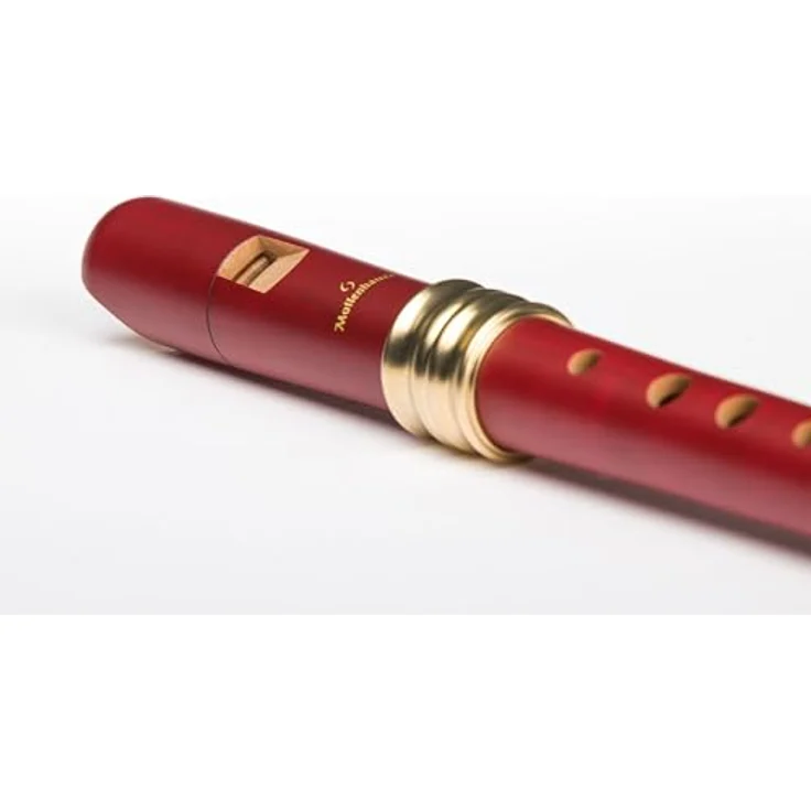 Mollenhauer 4119R Adris Dream Soprano, Sopranblockflöte aus Birnbaum, rot, barocke Griffweise, Doppelloch – Bild 5