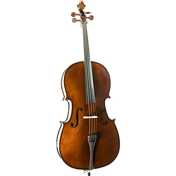 Stentor SR1102 Cello Student I 1/10, Einsteigermodell mit massiver Fichtendecke und Ahornkorpus, inkl. Tasche und Bogen