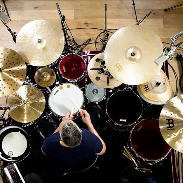Meinl 22" Byzance Sand Crash/Ride, Benny Greb Signature Becken mit warmem Vintage Klang, sandgestrahlt und gehämmert, inklusive Beckennieten – Bild 11