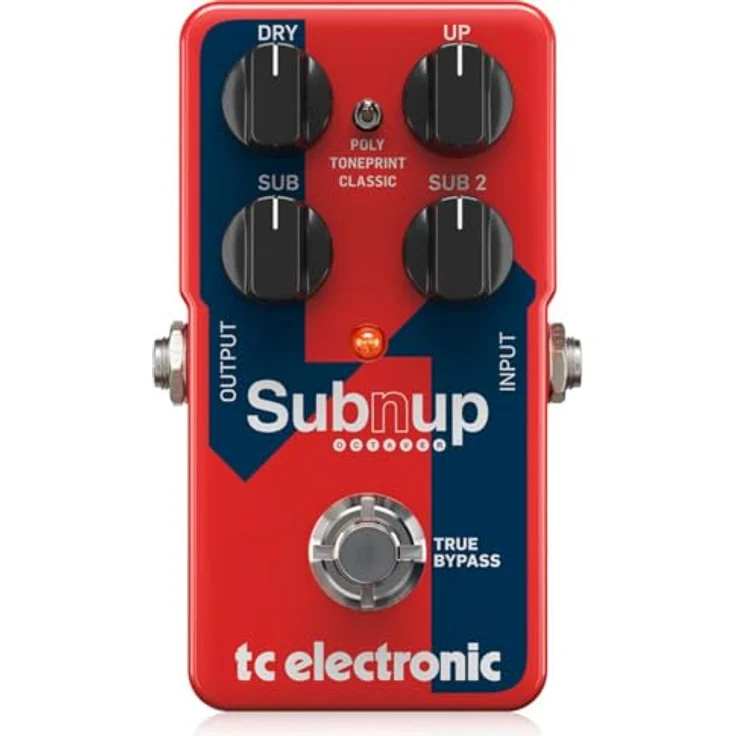 tc electronic Sub'N'Up Octaver, Up and Down Oktaver mit polyphonen und klassischen Modus, True Bypass, 100mA – Bild 1