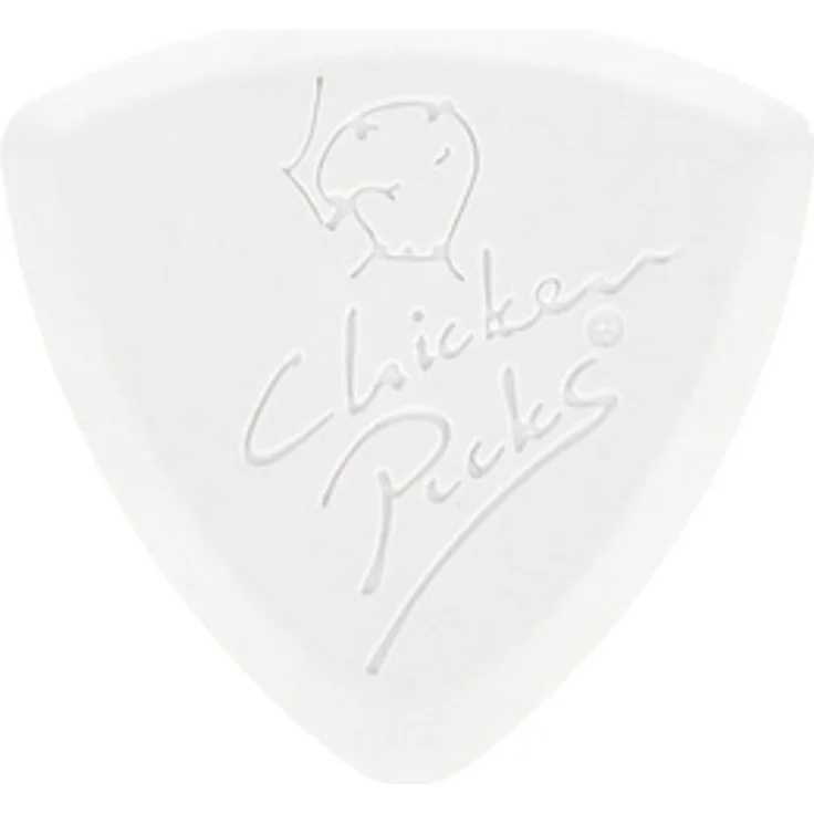Chicken Picks Bermuda III, 2,7mm Plektrum aus extrem hartem Kunststoff mit geschliffenen Kanten für präzises Picking